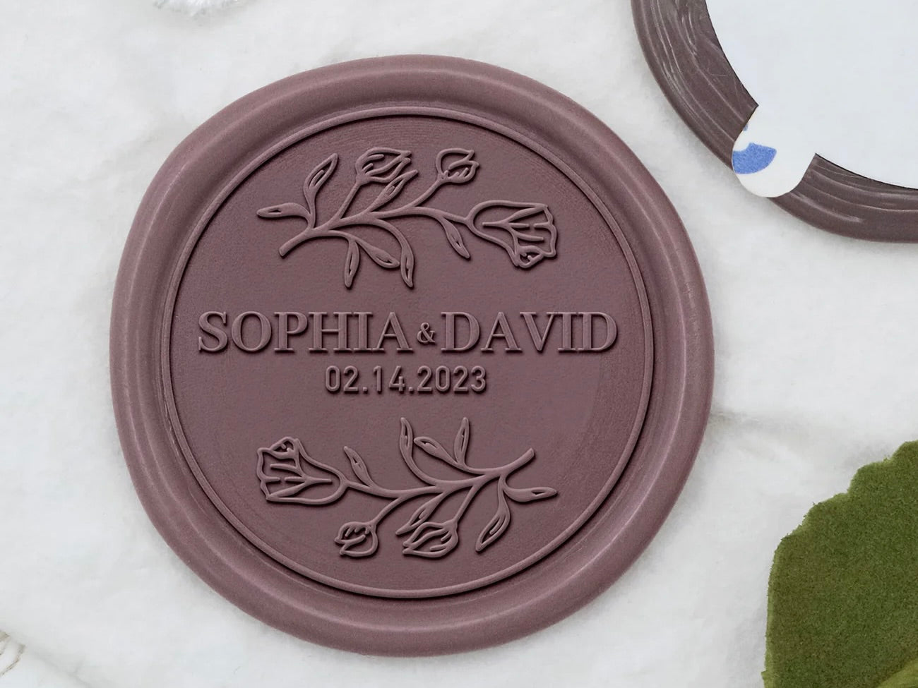 Add a Touch of Elegance to Your Big Day with Custom Wedding Wax Seal Stickers