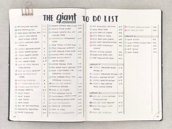 To do list notebook