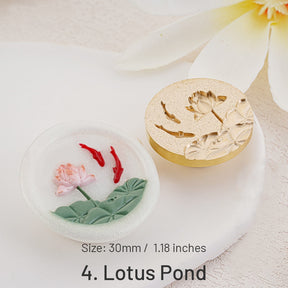 3D Relief Flora and Fauna Wax Seal Stamp (4 Design) sku-4