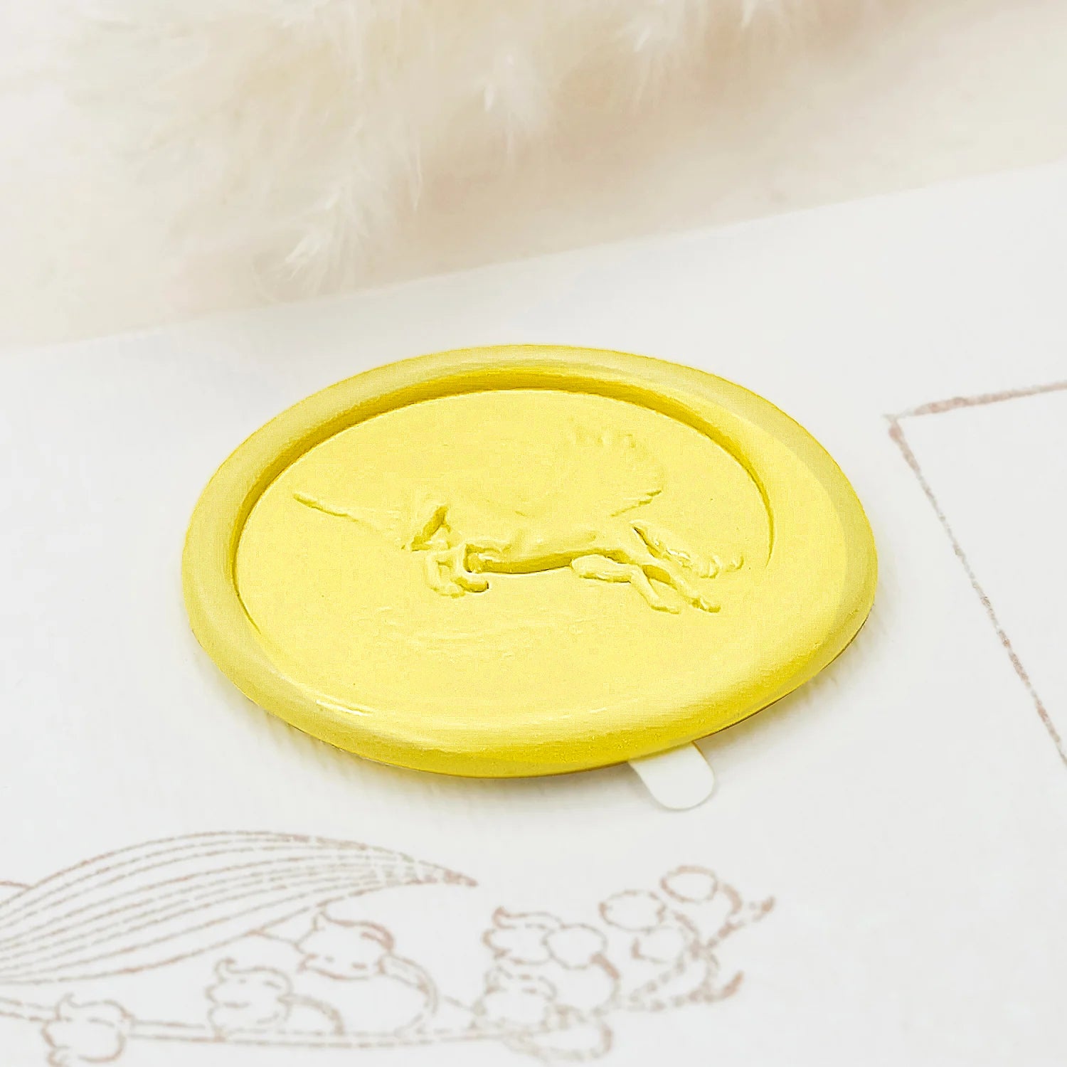 3D Relief Pegasus Self-adhesive Wax Seal Stickers 4-1