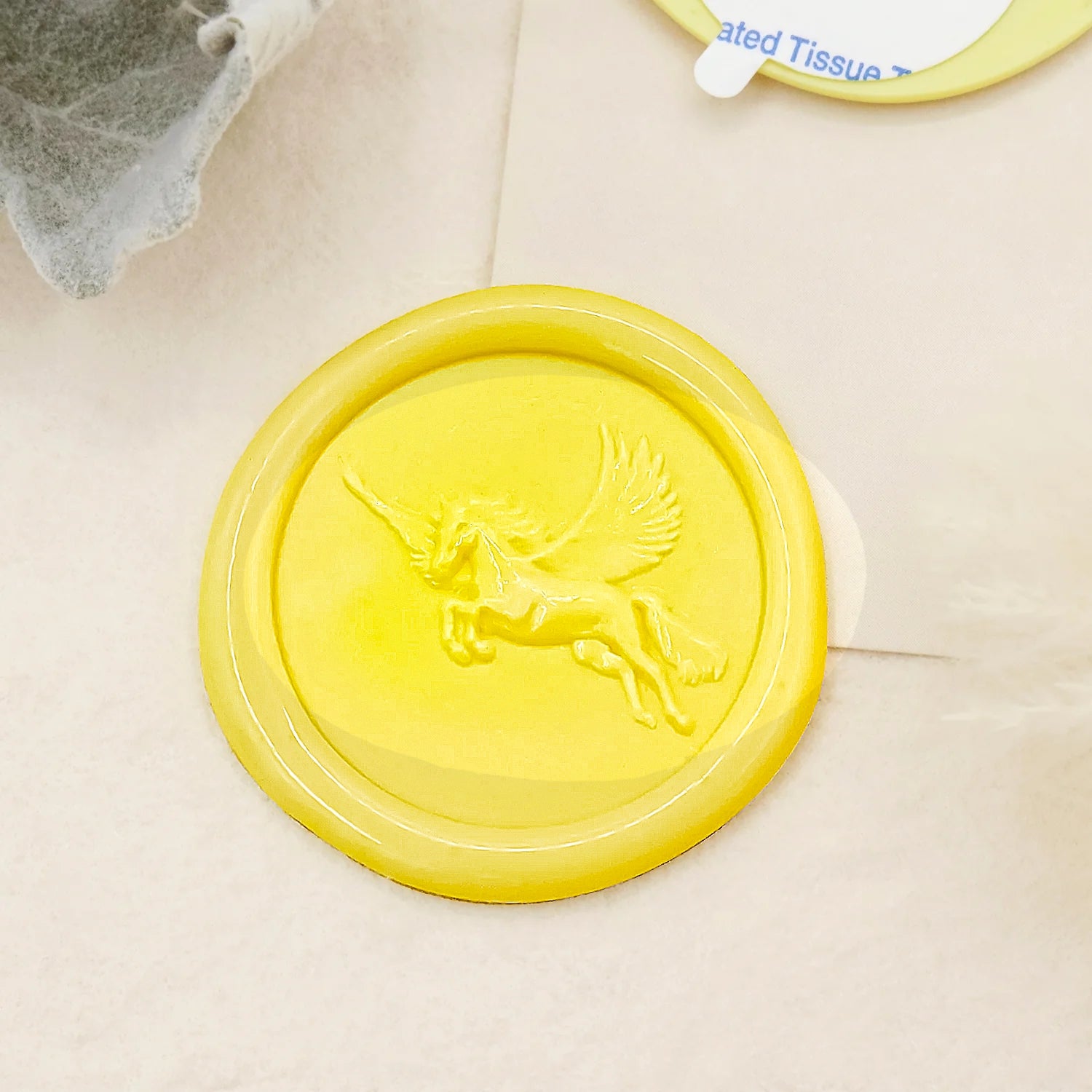 3D Relief Pegasus Self-adhesive Wax Seal Stickers 4-4