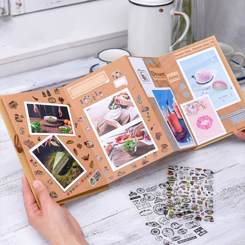 3D Foldable Accordion Journal Unique Creative Notebook