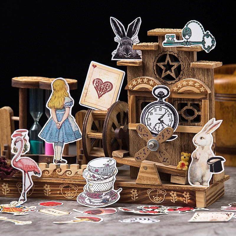Alice in Wonderland Die-Cut Stickers a