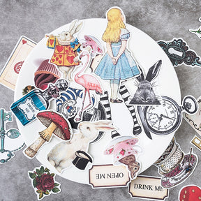 Alice in Wonderland Die-Cut Stickers b1