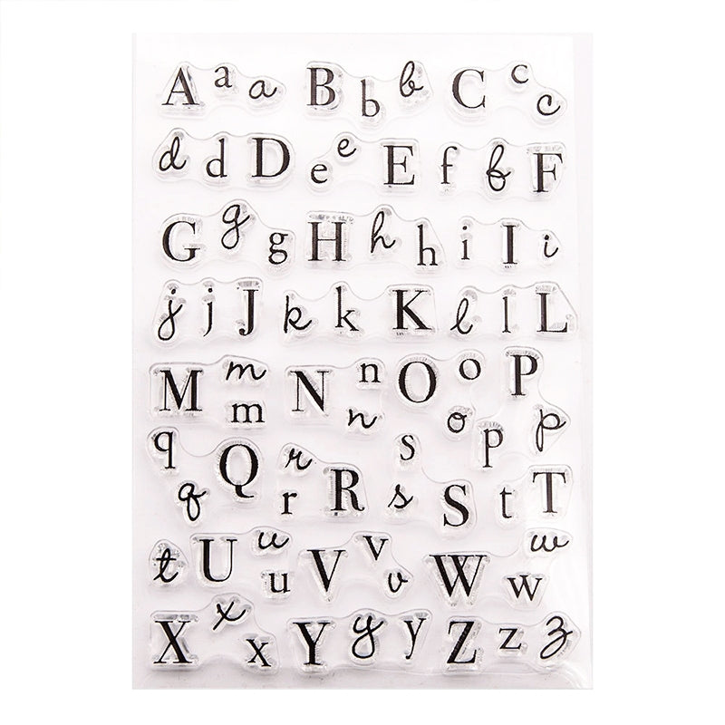 Alphabet Transparent Stamps b