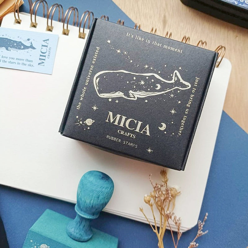Micia Crafts Astronaut and Whale Rubber Stamps5