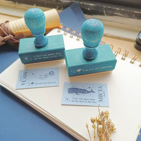 Micia Crafts Astronaut and Whale Rubber Stamps3