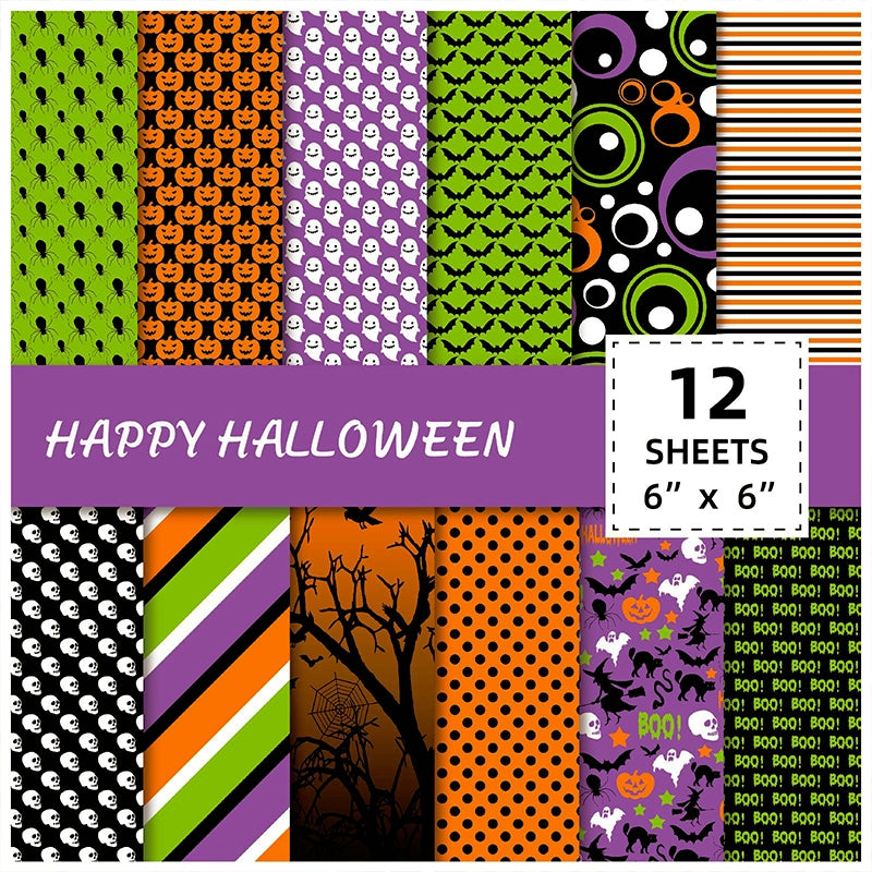 Halloween Decorative Scrapbook Paper | Basic Collection by Stamprints halloween-decorative-scrapbook-paper-basic-collection-by-stamprints