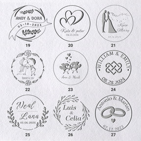 Custom Wedding Name Embosser (27 Designs) 19-27_3