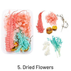 Decorative Boxed Dried Preserved Flowers sku-5