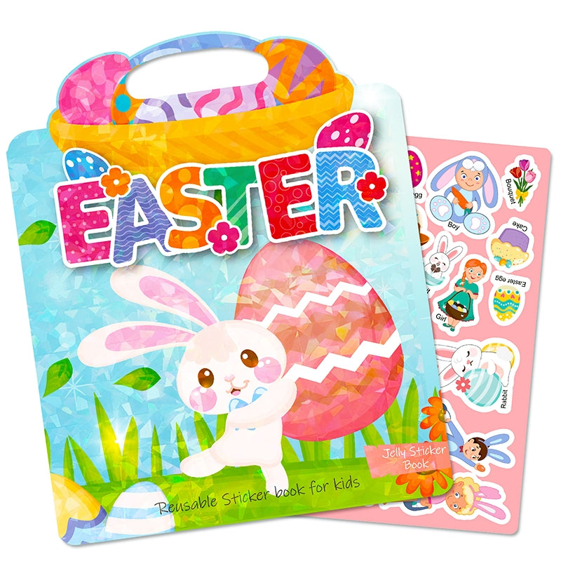 Easter Bunny and Egg Cartoon Sticker Book a1