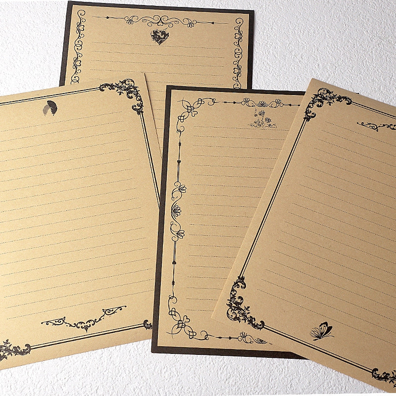 Elegant vintage stationery paper