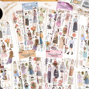 Girl's Casual Lifestyle Washi Stickers b4
