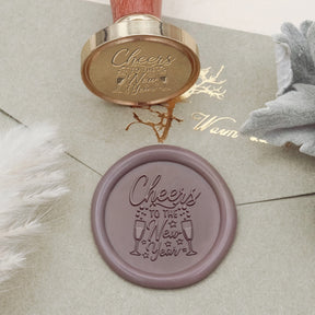 Happy New Year Wax Seal Stamp - Style 4 2