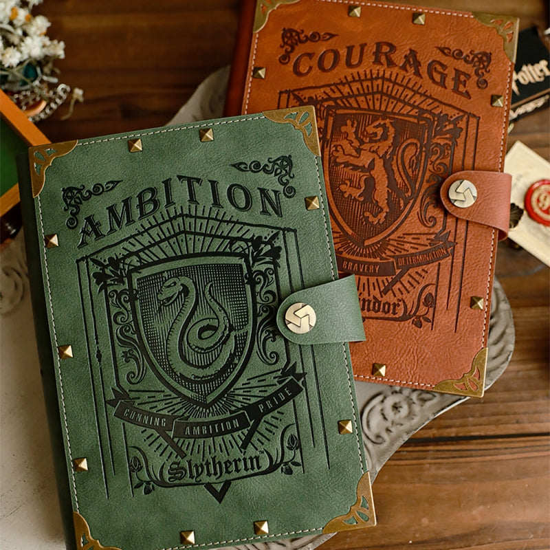 Harry Potter HP Wizard Magic Hogwarts School Vintage Loose-Leaf Notebook1