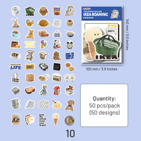 Household Daily Coated Paper Stickers sku-10