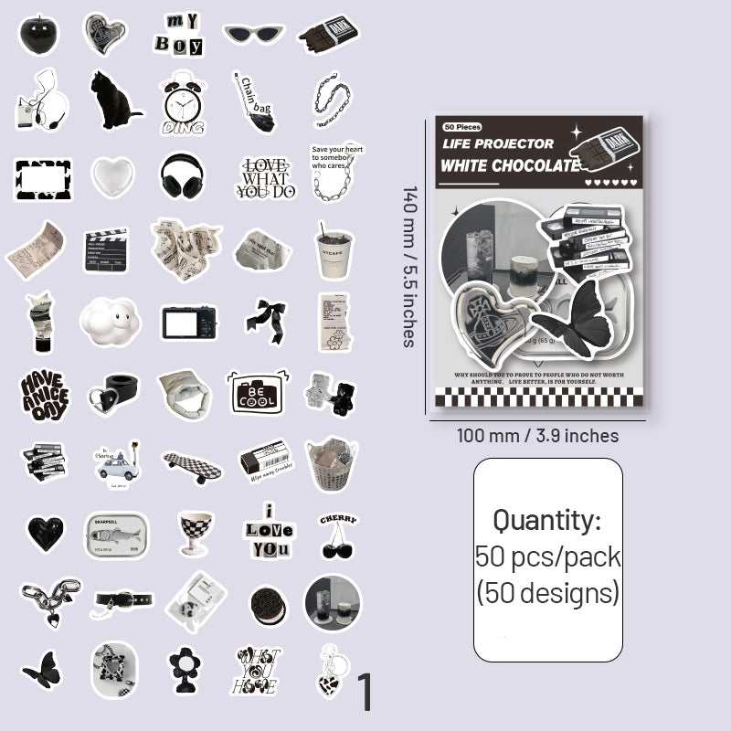 Household Daily Coated Paper Stickers sku-1