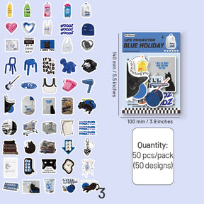 Household Daily Coated Paper Stickers sku-3