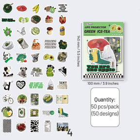 Household Daily Coated Paper Stickers sku-4