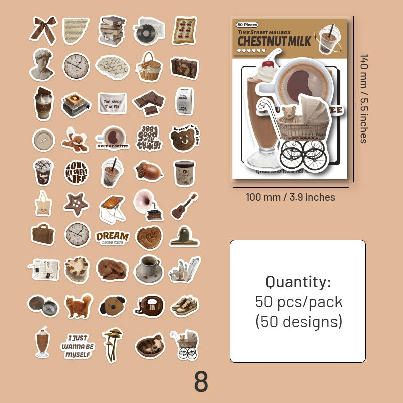 Household Daily Coated Paper Stickers sku-8
