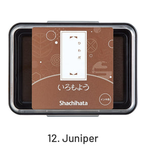 Japan Shachihata Oil Pigment Rubber Stamp Ink Pad sku-12