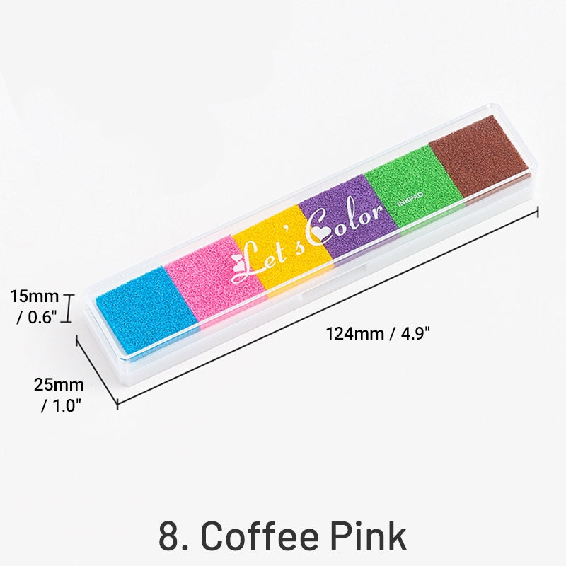 Long Gradient Candy Color Ink Pad Set sku-8