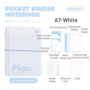 Plan with Pocket Series Simple Binder Planner sku-1