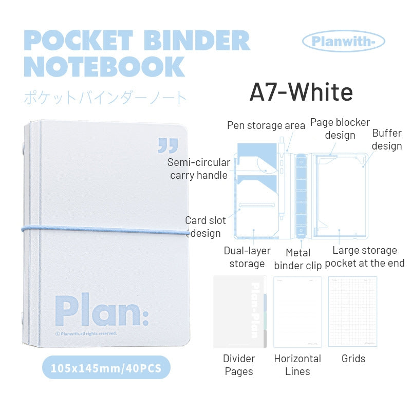 Plan with Pocket Series Simple Binder Planner sku-1