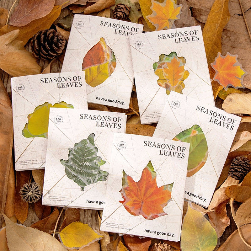 Seasons of Leaves PET Decorative Stickers a