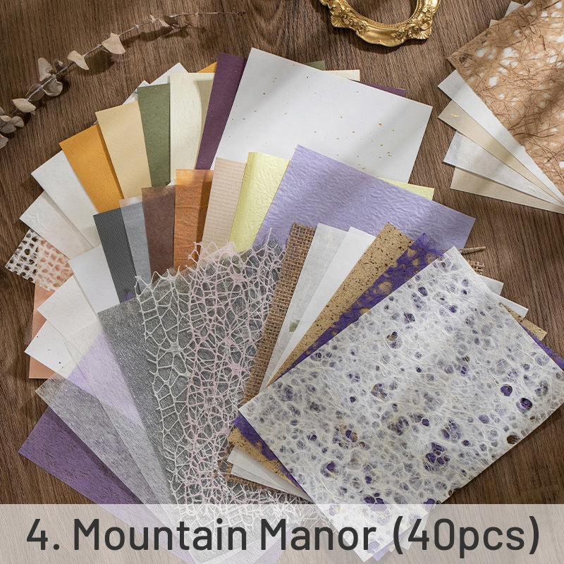 Simple Artistic Mesh Specialty Paper Background Paper Pack sku-4