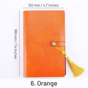 Simple Retro Loose-Leaf Journal Notebook sku-6