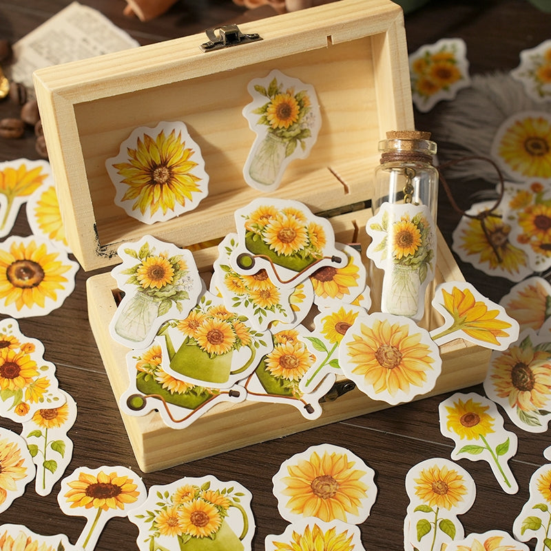 Sunflower Boxed Stickers - Stamprints7