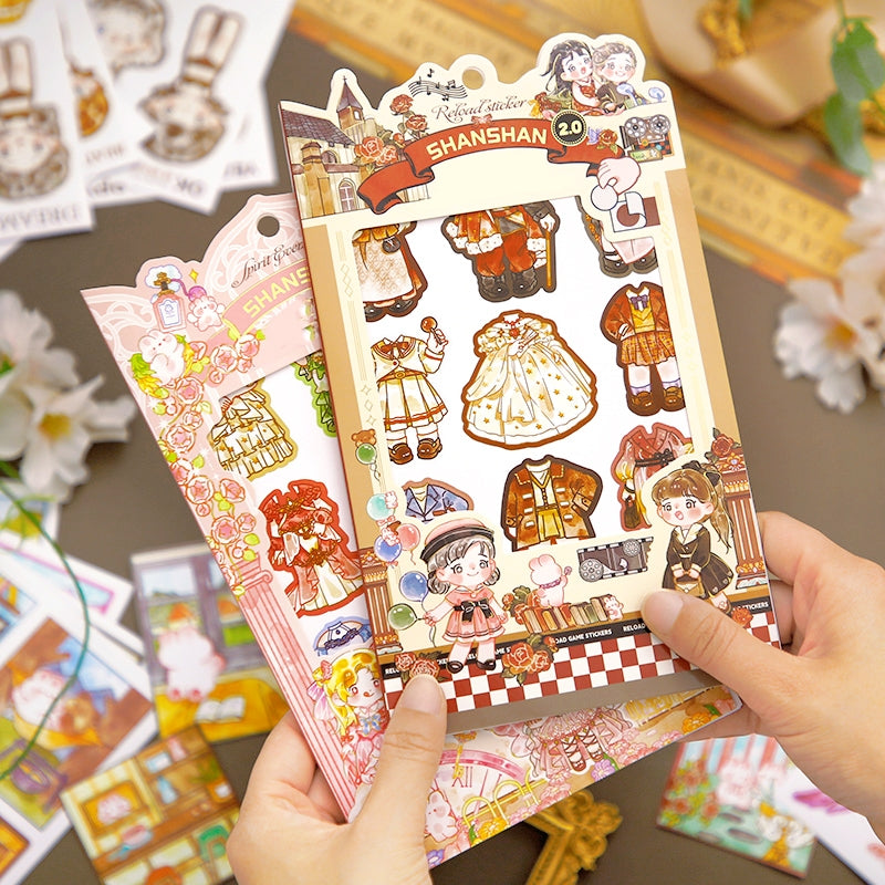 Variety Girl Twinkle Dress Up Game Sticker Pack