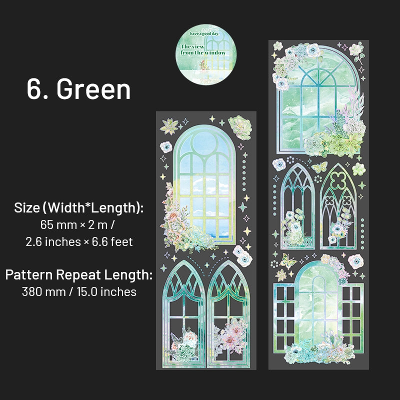 View by the Window 3D Hot Stamping PET Tape sku-6