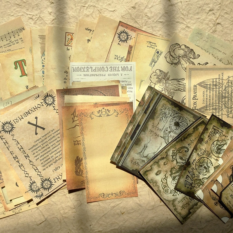 Antique Paper Pack, Printable Paper Pack, Junk Journal, Decorative