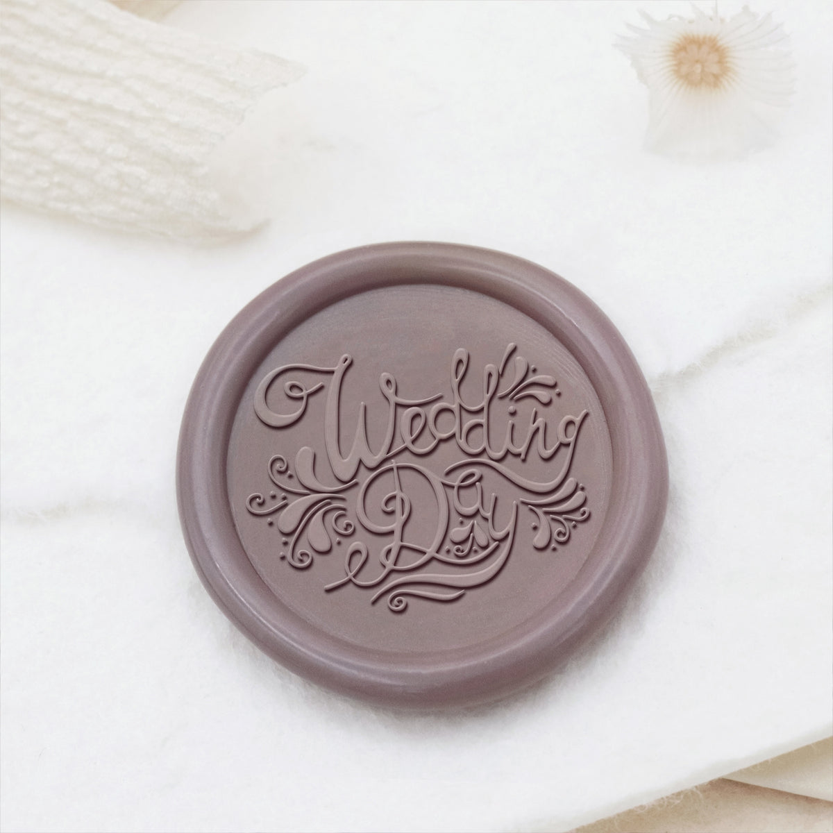 Wedding Invitation & Announcement Wax Seal Stamp - Style 27 27-2
