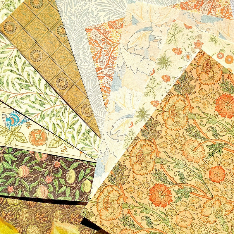 William Morris Pattern Vintage Journal Decorative Paper b4
