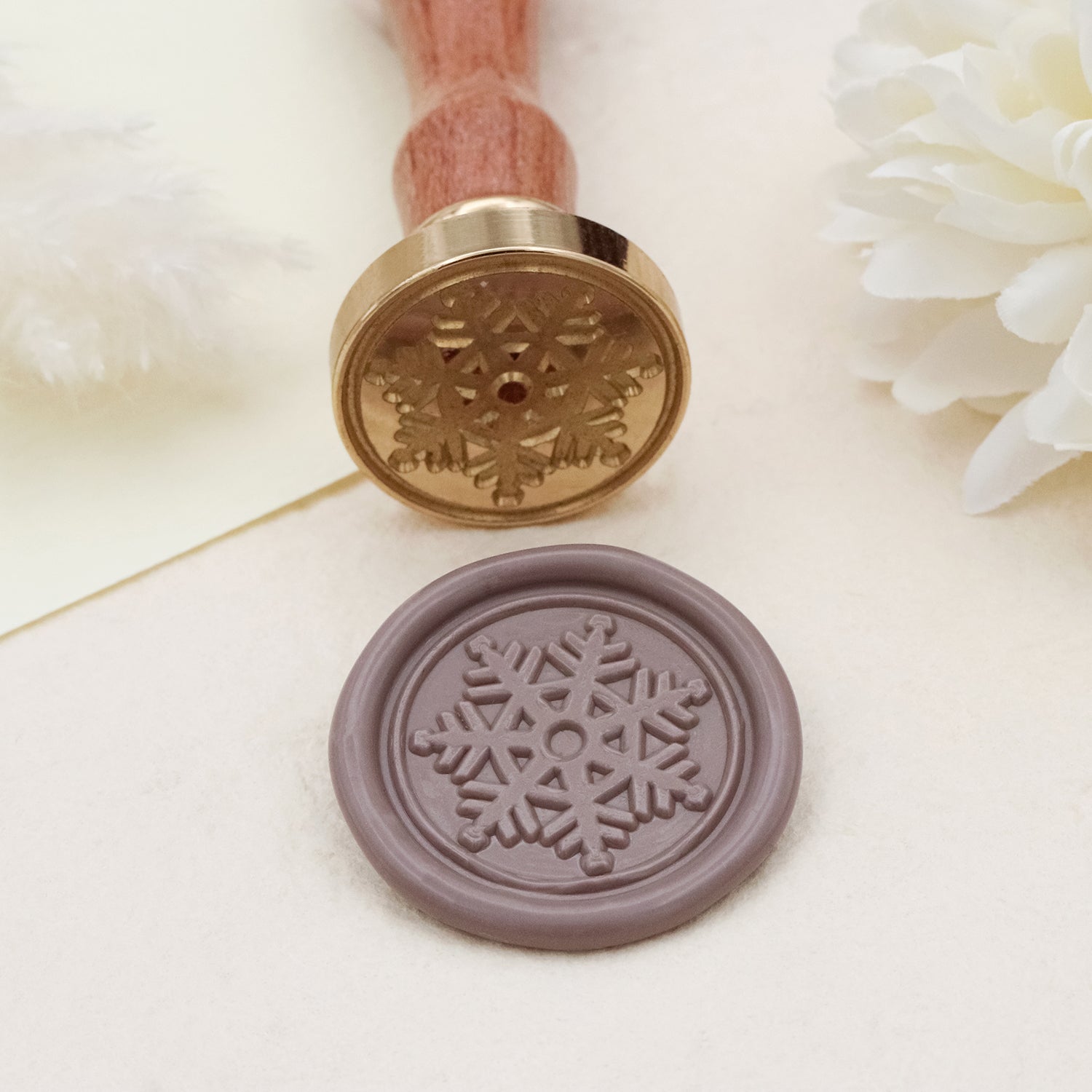 Winter Suit Wax Seal Stamp Accessories Snowflake Stampers Sealing Wax Stamp  Heads Wax Sealing Stamp Heads
