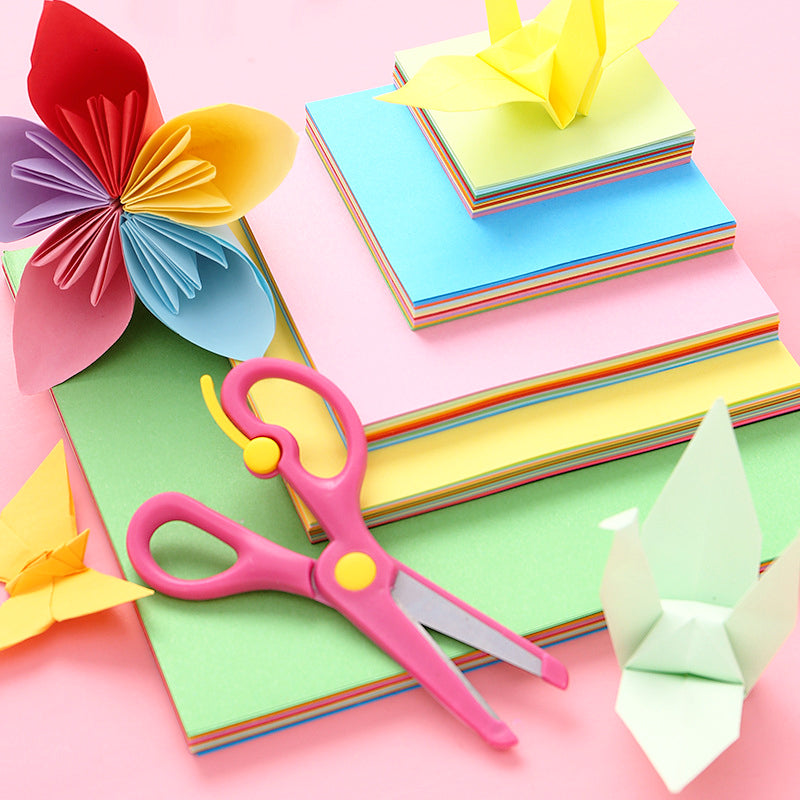 Karton Gekleurd Papier Origami Knutselpapier - DIY | Stempelafdrukken