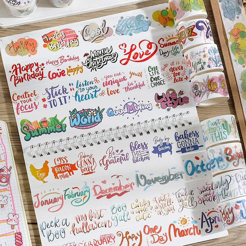Bullet journal stickers: New releases
