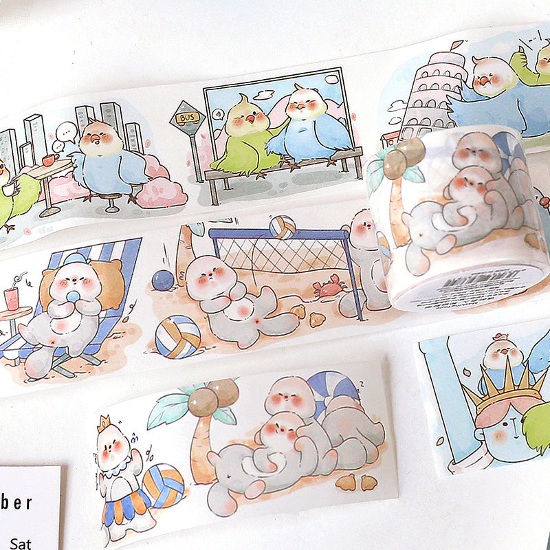 Dream Town Vol.2 Cute Kawaii Animal Washi Tape b3