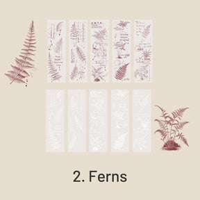 Floral Plant Vintage Tracing Paper Paper Pad sku-2