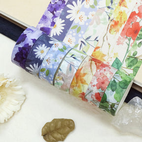 Pastoral Flower Washi Tape Set-3