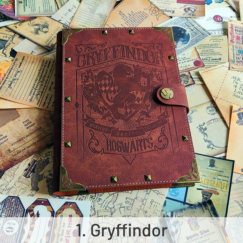 Harry Potter Kraft Vintage Binder Ledger Journal Stamprint 3