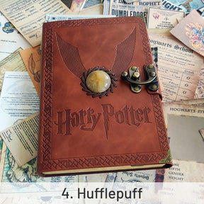 Harry Potter HP Wizard Magic Gold Snitch Retro Kraft Notebook11