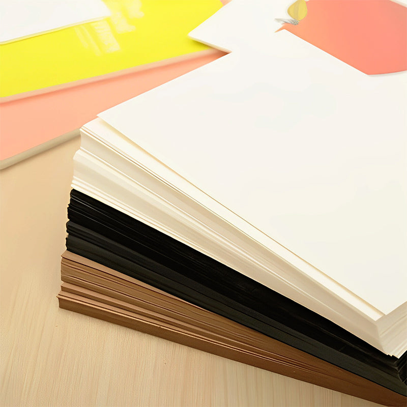 Material Paper - Offset Printing White Cardstock 8K White Ivory Board Art Paper