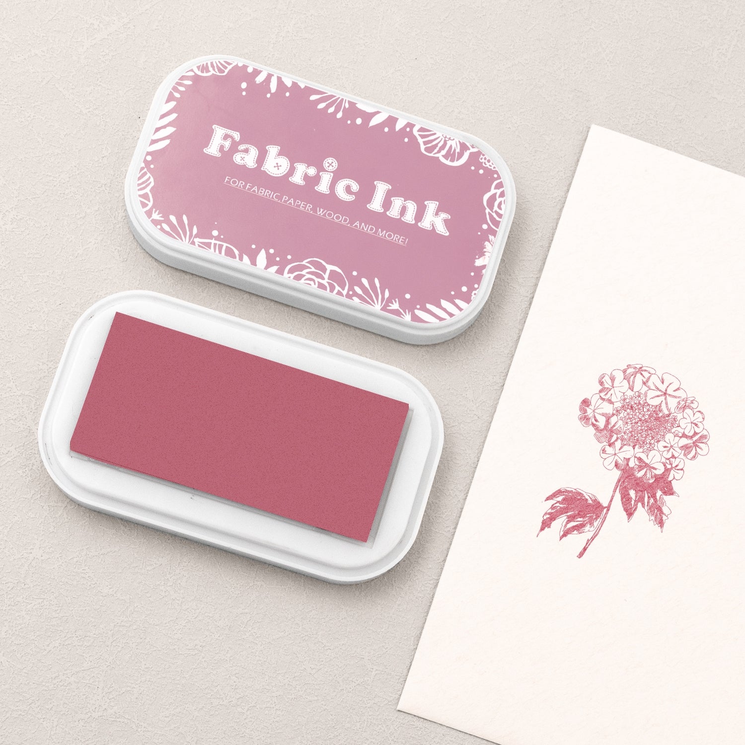 Oil-Based Fabric Ink Pad - Brick Red-copy BD-257d