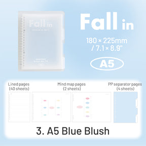 RosyPosy Fall In Blush Loose-Leaf Notebook sku-3