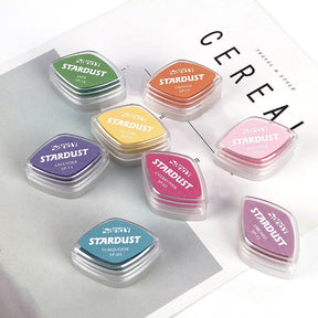 Shiny Pearlescent Color Eye Finger Painting Ink Pad6