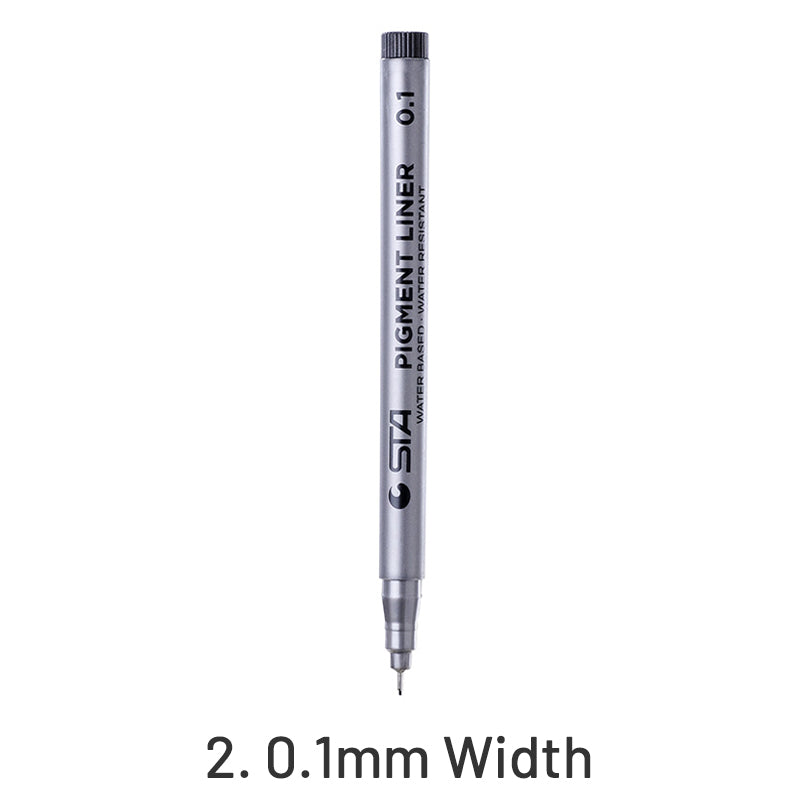 STA Hand-Paint Waterproof Signature Pen Outline Pen sku-2
